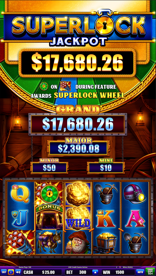 SUPERLOCK JACKPOT 4 in 1 2