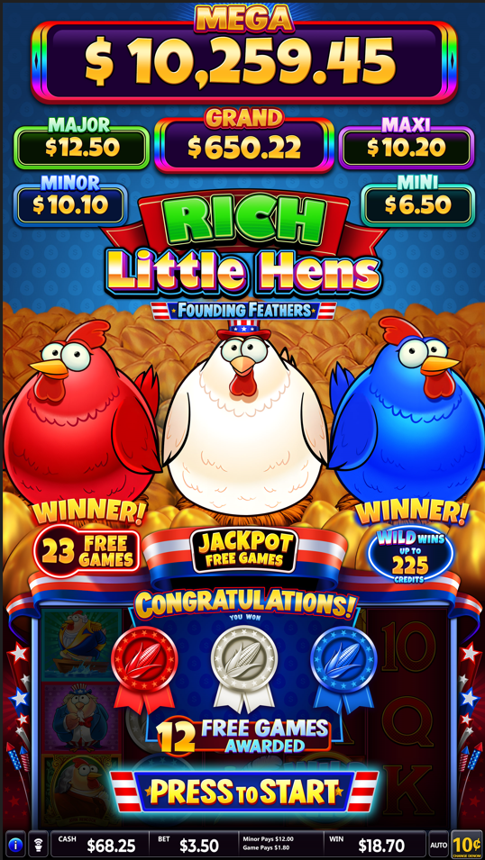 RICH LITTLE HENS — Single 2